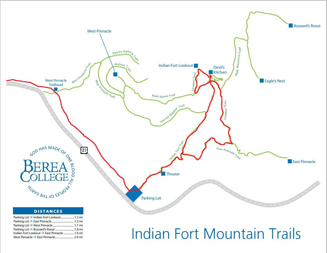 Map of Indian Fort