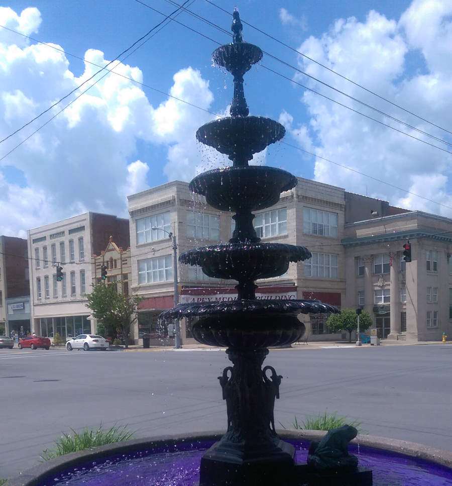 Fountain in Middlesboro